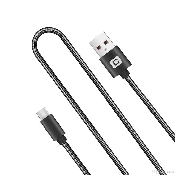 کابل تبدیل USB به Type-C کسیم مدلA-C29 به طول 1 متر Casim A-C29 1000MM Cable Metal Spring Type-c